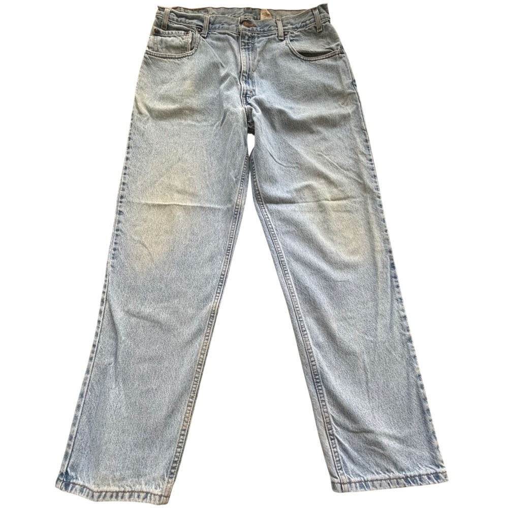 Vintage Y2K Levi's 545 Loose Fit Baggy Skater Hip Hop‎ 38x32 Light Wash Jeans